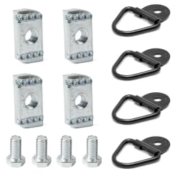 4 Each Truck Bed Rail Mounting Cleats Utili Track Kit Fits Nissan Frontier Titan