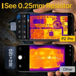 1112℉ P2 Car Diagnostics Thermal Camera Machine Repair Inspection HVAC Home Inspection Water Leakage Check