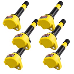 Carbole Set Of 6 Ignition Coil & Spark Plug for Honda Accord Acura TL TSX V6 3.5L/3.7L