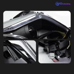 AKD Head Lamp for Cadillac ATS LED Headlight 2014-2018 Headlights ATS-L DRL Turn Signal High Beam Angel Eye Projector