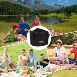 Student Lunch Bag Insulated Picnic Bag Reusable Lunch Box Insulated Lunch Bag Portable Water-Resistant Leakproof For School