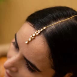 Stonefans Rhinestone Geometric Head Chain Jewellery Accessories for Women Indian Headbands Boho Bridal Wedding Hair Jewelry Gift