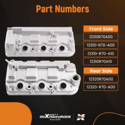 Valve Cover w/ Gasket for Honda Odyssey 2008-2017 / for Accord 2008-2012 3.5L V6 12310R70A10  12320R70A00