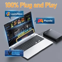 500G Retro Gaming HDD Video Game Console Retrobat&Playnite&Launchbox OS for XBOX/PS3/PS2/Switch/Wii/WiiU/DC/NES with 38200+Games