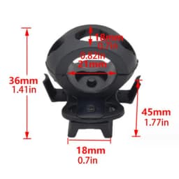 Hardhat Torch Mount Portable Flashlight Mount Bracket For Hard Hat Rail Quick Release Multifunctional Outdoor Supplies Torch