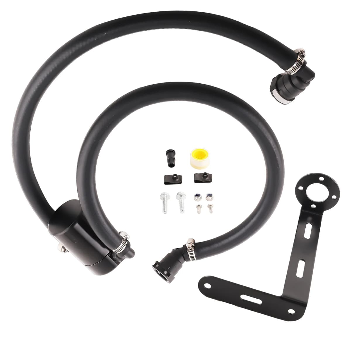 Air Oil Separator Car Baffled Oil Catch Can Reservoir Tank for Ford F-150 for Ford Raptor 3.5L EcoBoost 2017-2023