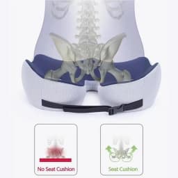 Cushion Non Slip Orthopedic Memory Foam Prostate Cushion for Tailbone Sciaticaback Pain Relief Comfort Chair Car Seat