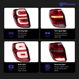 Car Lights for Chevrolet Captiva LED Tail Light 2008-2018 Captiva Rear Stop Lamp Brake Signal DRL Reverse Automotive Accessories