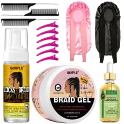Goiple Braid Care Mousse and Hair Rosemary Oil for Locks Twist Dreadlock Loc Retwist Wax Conditioning Foam Pure Neat Braid Gel