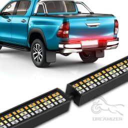 60" Tailgate LED Strip Bar Brake Turn Signal Tail Light LED Brake Light Strip Turn Signal Warning Reverse Light Waterproof