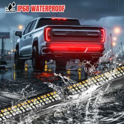 60" Tailgate LED Strip Bar Brake Turn Signal Tail Light LED Brake Light Strip Turn Signal Warning Reverse Light Waterproof
