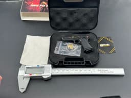 KNL HOBBY MODEL JW4 Pit Viper Pistol Model Gun Model 1/3 Keychain TTI Taran Tactical Inn Fidget Toy