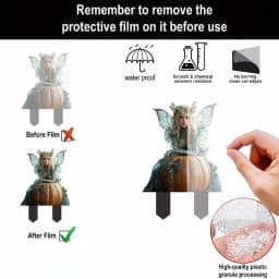 Outdoor Fairy Stake 2D Acrylic Garden Fairies Relaxing Decoration Statues Outdoor Sculpture Yard Decoration for Balcony Garden