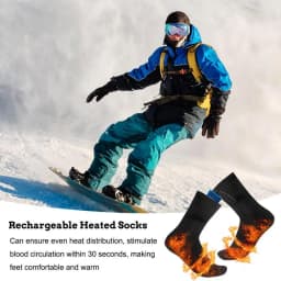 Heated Socks Women Rechargeable Battery Thermal Socks Electric Thermal Socks For Men Women Rechargeable Cold Weather Heat Socks
