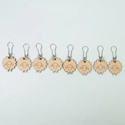 Locking Stitches Markers For Knitting And Crocheting Removable Sheep Shape Stitches Markers Wood Knitting Stitches Markers