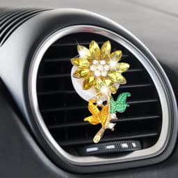 Flower Car Scent Diffuser Automotive Vent Clip Fragrance Diffuser Auto Perfume Diffuser With Vent Clip Aromatherapy Ornament Car