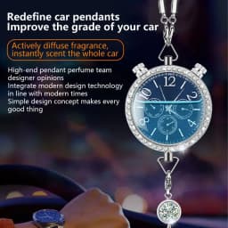 Car Air Freshener Hangings Creative Rearview Mirrors Ornaments Car Perfume Air Freshener Stylish Automotive Ornaments Car