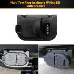 7 Way Trailer Brake Harness Towing Connector w/ Bracket For Ford F-150 2008-14 9C3Z-14489-A