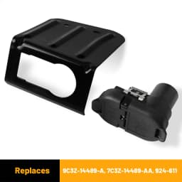 7 Way Trailer Brake Harness Towing Connector w/ Bracket For Ford F-150 2008-14 9C3Z-14489-A