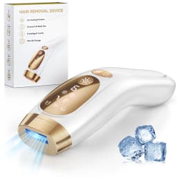 IPL Hair Removal with Ice Cooling Care Function for Women Men Permanent,Unlimited Flashes Painless Epilator IPL Hair Remover