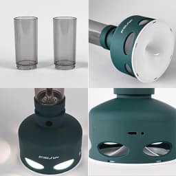 LED Oil Lamp Type-C Rechargeable Table Lamps Electric Lantern Oil Lamp With 3600mAh Battery And Blow ON/Off Control For Bedroom