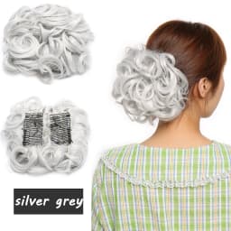 BENEHAIRSynthetic LARGE Comb Clip In Hair Extension Curly Chignon Hair Pieces Women Updo Cover Hairpiece Ponytails Hair Bun