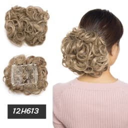 BENEHAIRSynthetic LARGE Comb Clip In Hair Extension Curly Chignon Hair Pieces Women Updo Cover Hairpiece Ponytails Hair Bun
