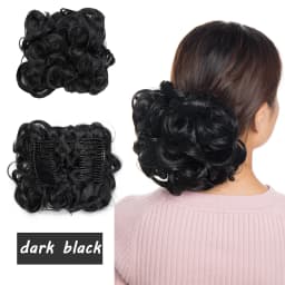 BENEHAIRSynthetic LARGE Comb Clip In Hair Extension Curly Chignon Hair Pieces Women Updo Cover Hairpiece Ponytails Hair Bun