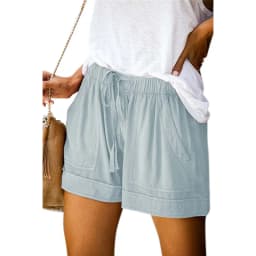 S-5XL Womens Shorts Summer Short Femme Sexy Plus Size Rope Tie Shorts Sport Leggings Trousers Summer Shorts Шорты Женский