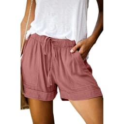 S-5XL Womens Shorts Summer Short Femme Sexy Plus Size Rope Tie Shorts Sport Leggings Trousers Summer Shorts Шорты Женский