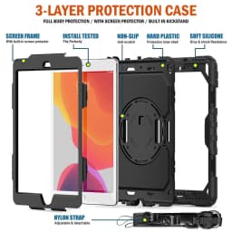 Heavy Duty for iPad Case 10.2 9th Generation Cover For 2022 iPad 9.7 Air 5 2 3 4 10.9 10.5 2021 Pro 11 12.9 Mini 6 5 Smart Cover
