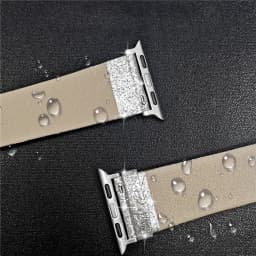 Glitter strap For Apple Watch Ultra 49mm Band 44mm 40mm 41mm 42mm 38mm 45mm leather loop bracelet iWatch Series 8 7 6 5 4 3 SE