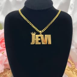 Custom Movable Big Name Pendant Necklace Stainless Steel Cuban Chain Nameplate Personalized Necklace For Women Fashion Jewelry