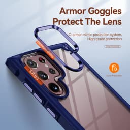 [6-in-1] for Samsung Galaxy S22 Ultra Case,2 Packs Camera Lens Protector + 3 Packs Soft Screen Protector,All-Round Protection