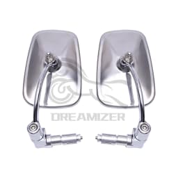 Universal Chrome Motorcycle 7/8" Handle Bar End Mirrors For Harley Honda Kasasaki Triumph Rearview Mirrors Accessories