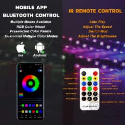 1/2 PCS 3FT Led Whip Light Led Car RGB Waterproof Bendable Remote APP Music Control LED Flagpole Lamp For SUV ATV UTV RZR