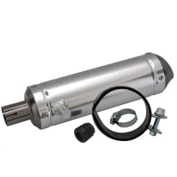 28mm Motorcycle Aluminum Exhaust muffler 70cc 110cc 125cc For  CRF50 XR SSR SDG Taotao Coolster AVT CT70