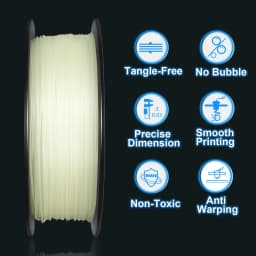 GEEETECH Glow PLA 1.75mm 1kg Glow in Dark for 3D Printing Night Light Luminous 8 Colors 3D Printer Material, Oversea Warehouse