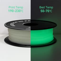 GEEETECH Glow PLA 1.75mm 1kg Glow in Dark for 3D Printing Night Light Luminous 8 Colors 3D Printer Material, Oversea Warehouse