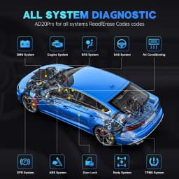 XTOOL Advancer AD20 PRO All Systems Diagnostic XTOOL AD20PRO OBD2 Scanner All Car Code Readers & Scan Tools for iPhone & Android