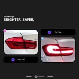 Auto Parts Tail light For BMW 3 Series F30 F35 2013-2019 Upgrade G30 LCI 3D Style Brake reversing light Car Accesorios Modified