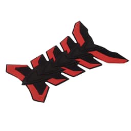 3D Stereo Motorcycle Fuel Tank Fishbone Sticker Self-Adhesive 3D Fishbone Pattern MotorBike Tank Pad Rubber Protector Decal