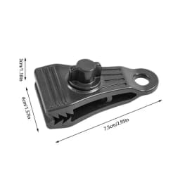 Shark Tent Clips Portable Tarps Clips With Lock Grips Versatile Clamps Outdoor Activities Accessories For Camping Sailing