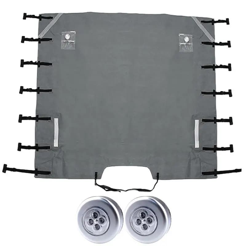 RV Towing Cover Waterproof Towing Cover For Caravan Dustproof Caravan Towing Cover Motorhome Front Protector Caravan Covers