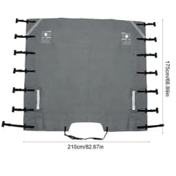RV Towing Cover Waterproof Towing Cover For Caravan Dustproof Caravan Towing Cover Motorhome Front Protector Caravan Covers
