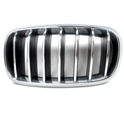 For 14-18 BMW X5 X6 F15 F16 Right Passenger Front Kidney Grille Grill All Chrome