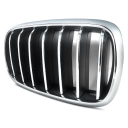 For 14-18 BMW X5 X6 F15 F16 Right Passenger Front Kidney Grille Grill All Chrome