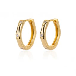 Triangle Zircon Hoop Earrings For Women Stainless Steel Earring Luxury New in Design Wedding 2023 Trending Jewelry aretes mujer