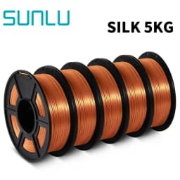 SUNLU PLA/PLA+/PETG/SILK/PLA Matte/ PLA Meta Filament 5KG 1KG/ Roll 1.75mm +/-0.02MM 3D Printer Filament Neatly Wound Filament