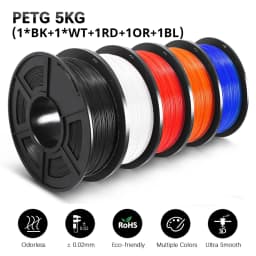 SUNLU PLA/PLA+/PETG/SILK/PLA Matte/ PLA Meta Filament 5KG 1KG/ Roll 1.75mm +/-0.02MM 3D Printer Filament Neatly Wound Filament